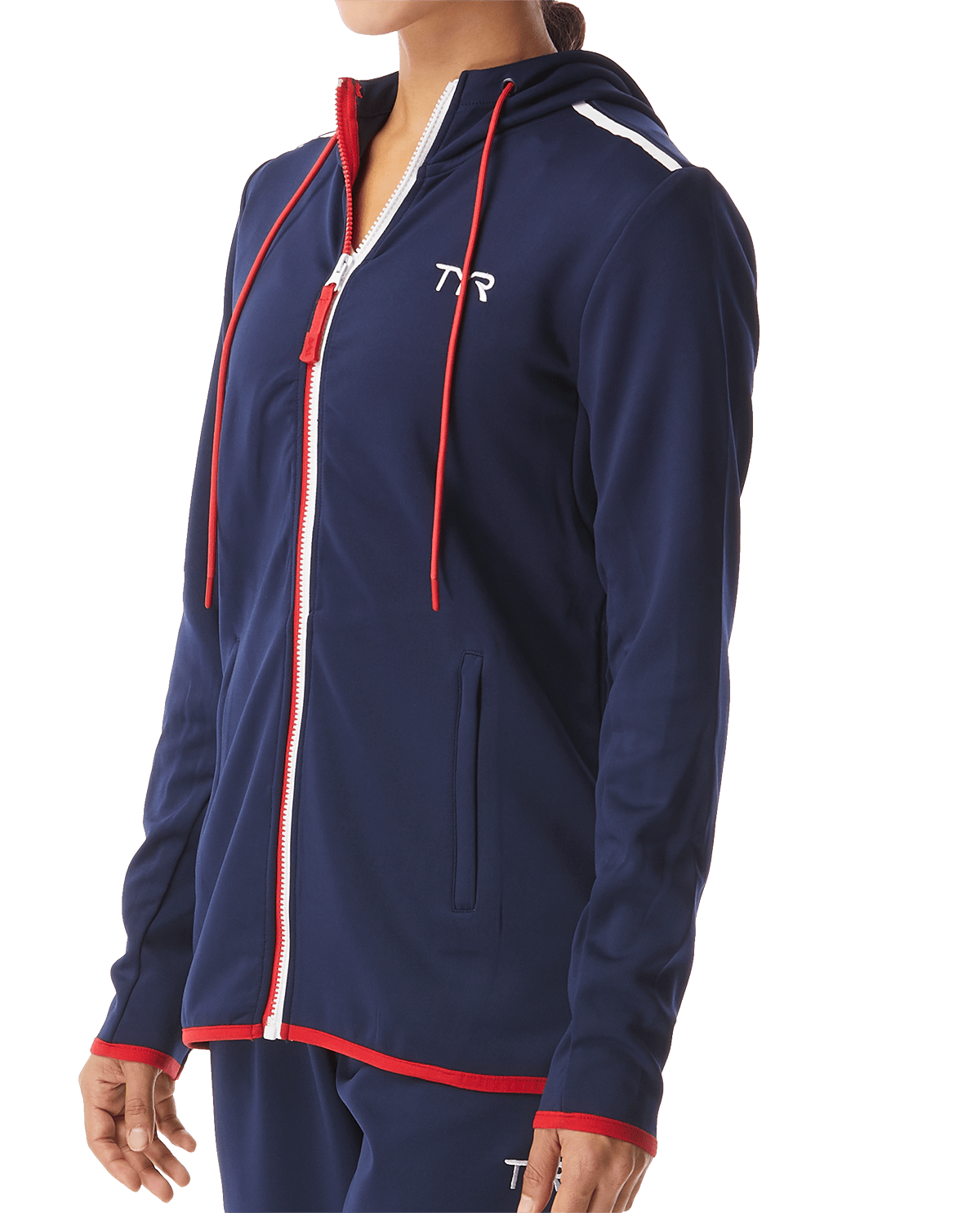 TYR Women's Alliance Podium Full Zip Hoodie 13 TYR Women's Alliance Podium Full Zip Hoodie - Image 11